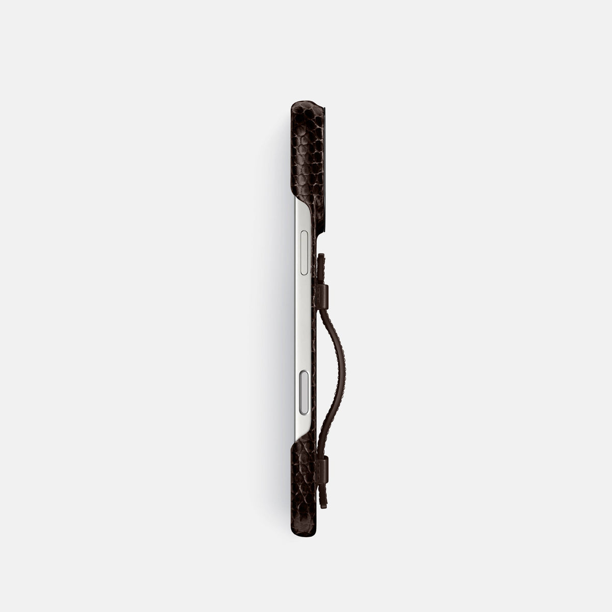 Handle Case For iPhone 18 Pro In Lizard -3 | Brown-Black