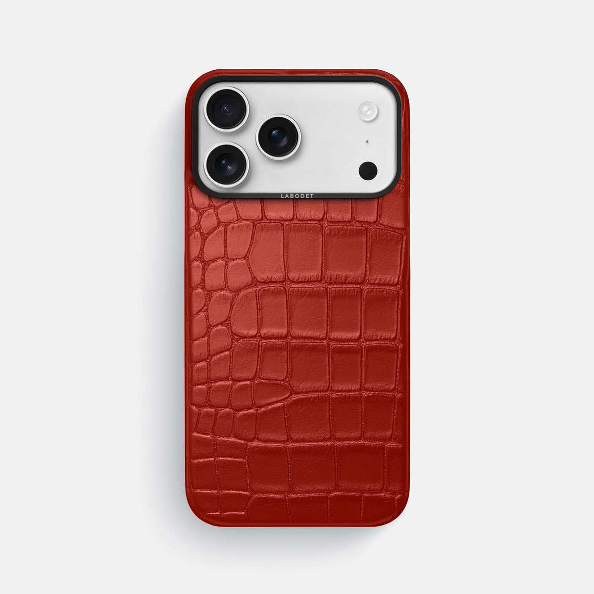 Classic Case For iPhone 18 Pro Max In Alligator -1 | Red-Black