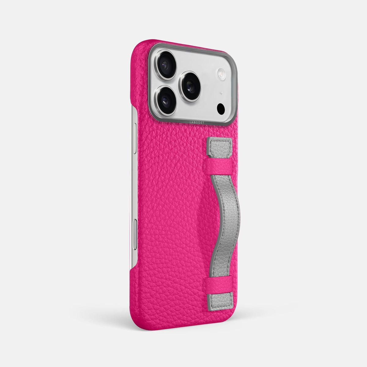 Handle Case Coloré For iPhone 18 Pro Max In Calf -2 | Magenta-Steel
