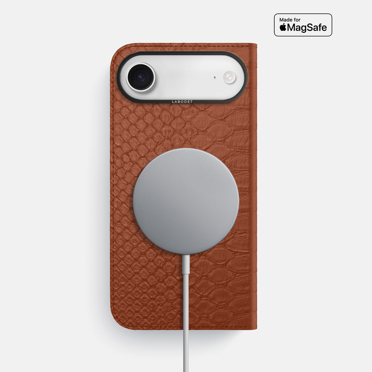 Folio Case For iPhone 17 Air In Python -3 | Medium-Brown-Black