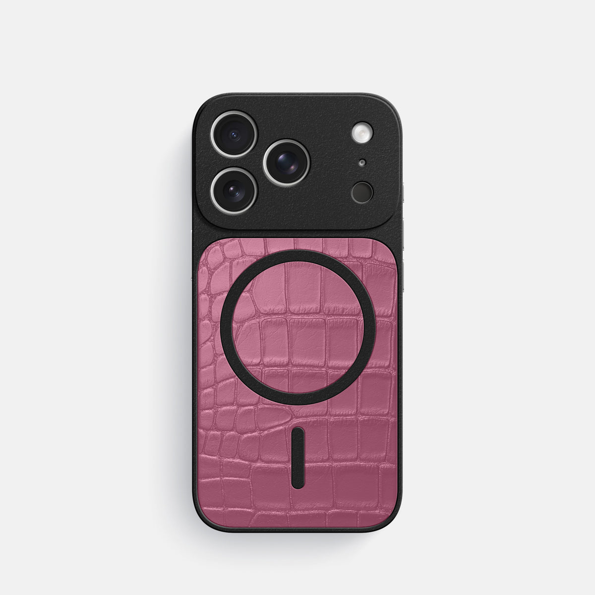 MagSafe Mask For iPhone 17 Pro In Alligator -3 | Pink-Lagoon
