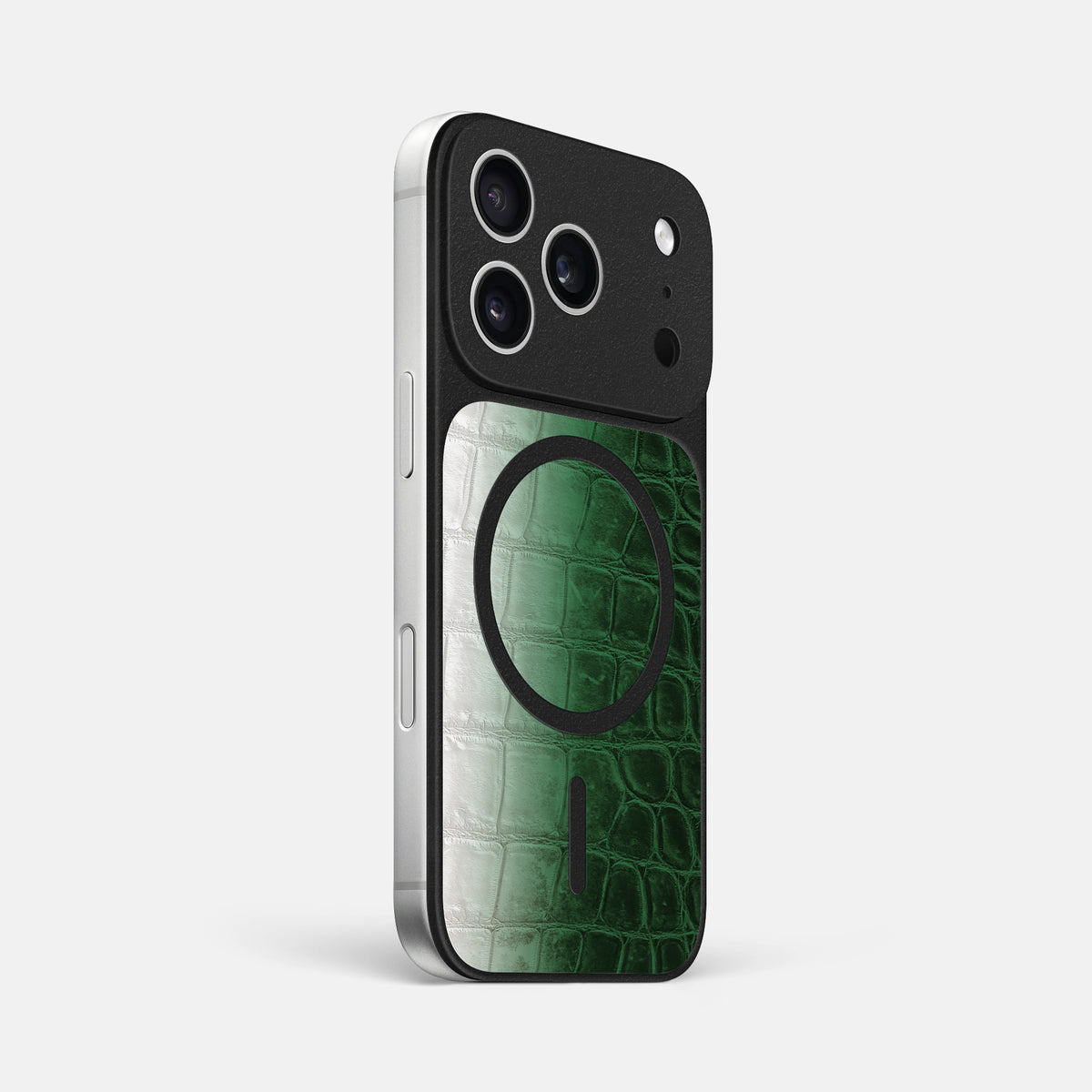 MagSafe Mask For iPhone 17 Pro Max In Himalayan Crocodile -2 | Green