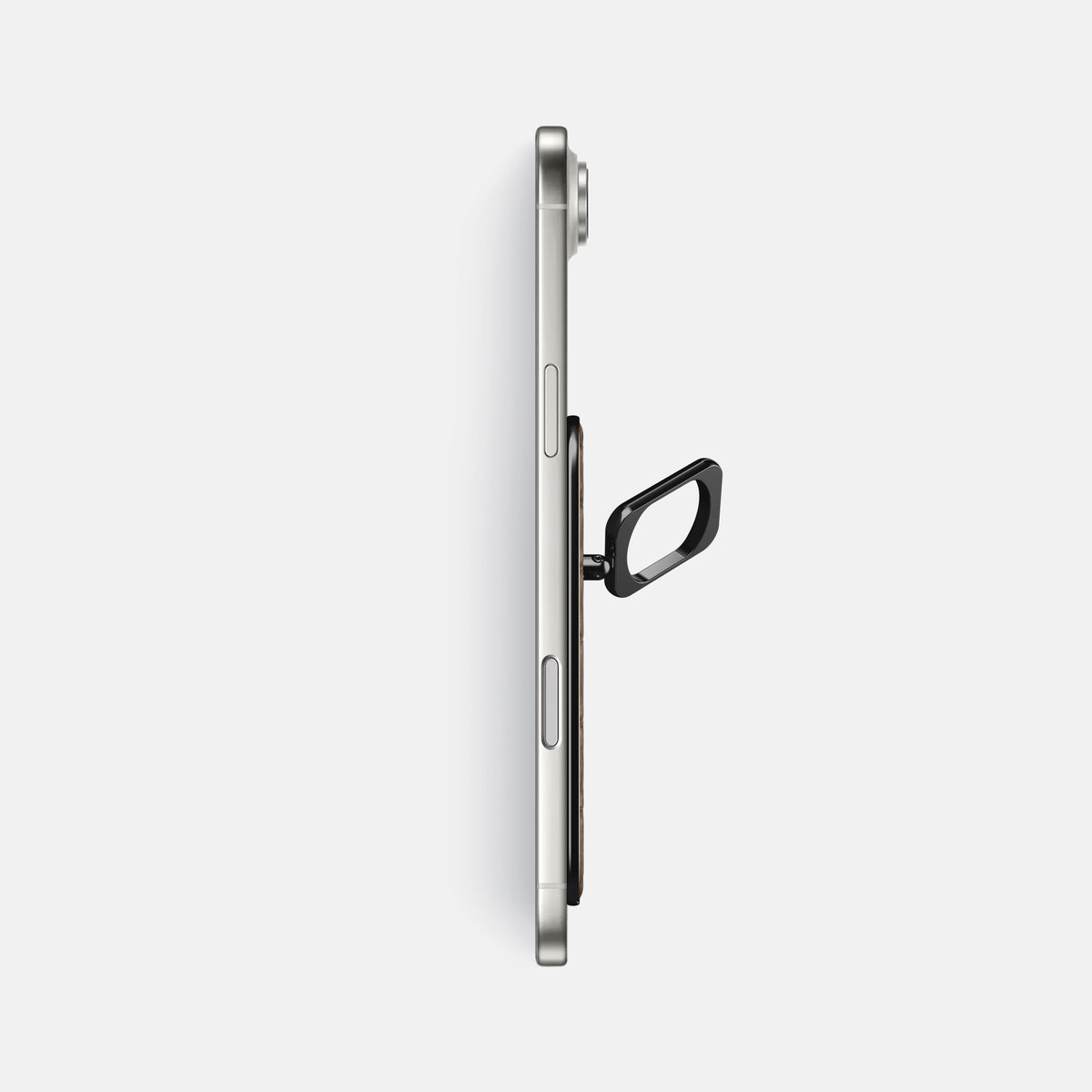 MagSafe Ring For iPhone 17 Air In Porosus Crocodile -3 | Fur-Brown-Black