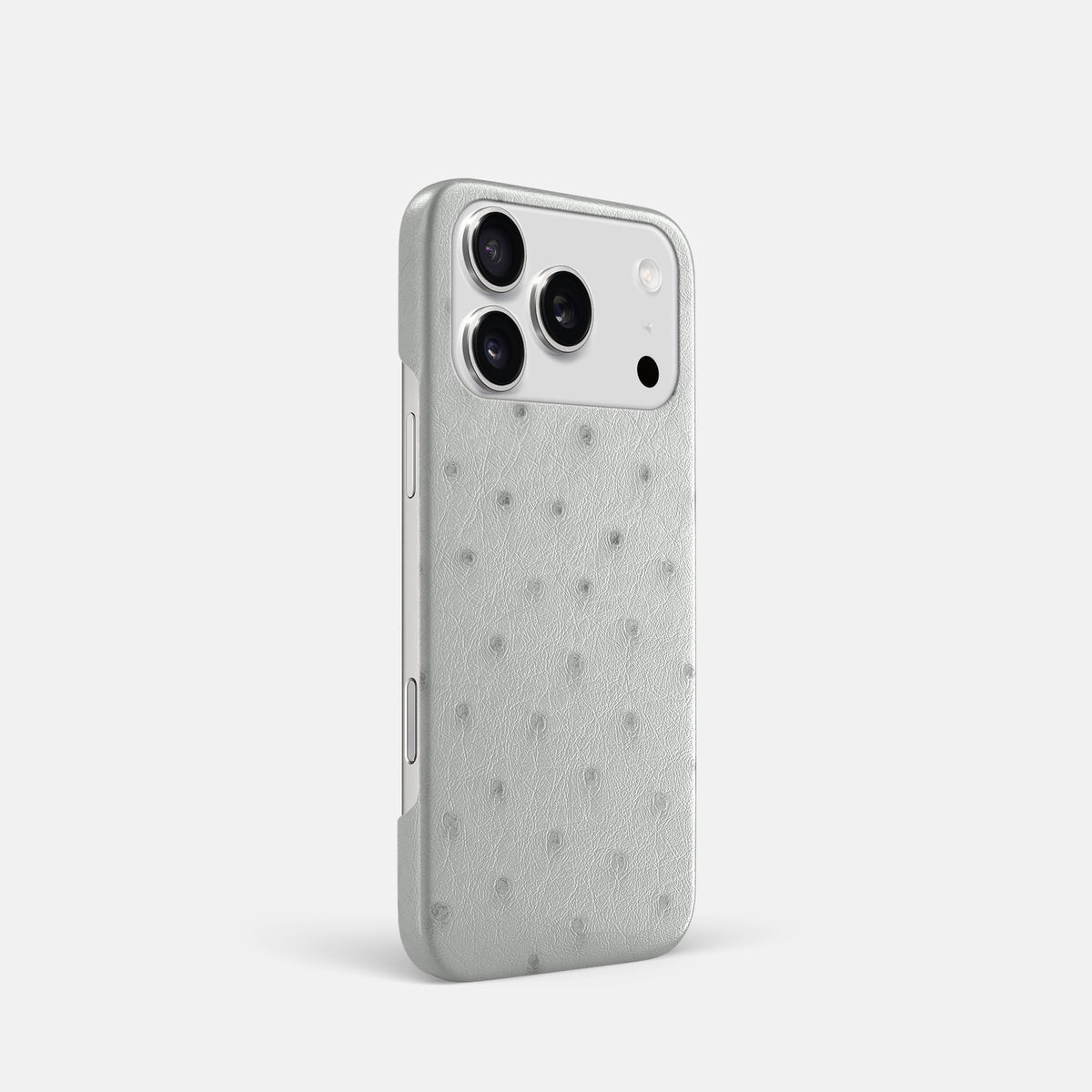 Slim Case For iPhone 18 Pro In Ostrich -2 | White