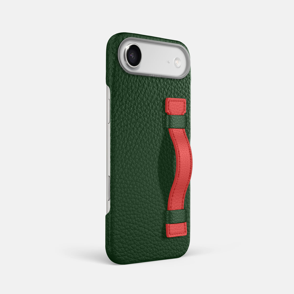 Handle Case Coloré For iPhone 17 Air In Calf -2 | Dark-Green-Steel