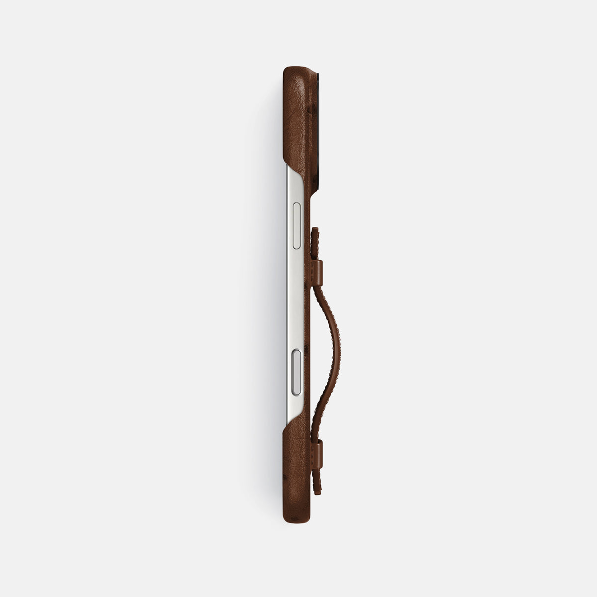 Handle Case For iPhone 17 Pro Max In Ostrich -3 | Chocolate-Black