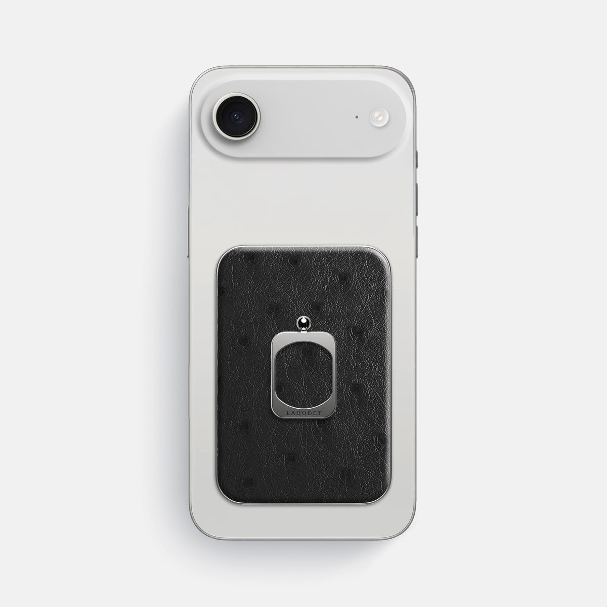 MagSafe Ring For iPhone 17 Air In Ostrich -2 | Black-Steel