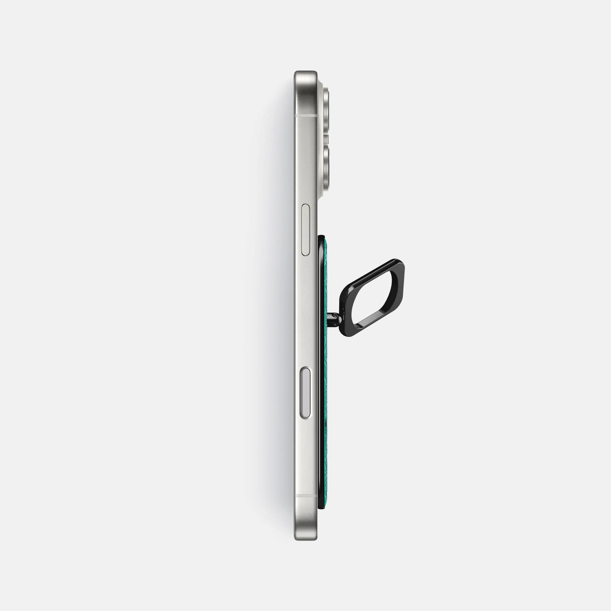 MagSafe Ring For iPhone 18 Pro Max In Ostrich -3 | Turquoise-Black