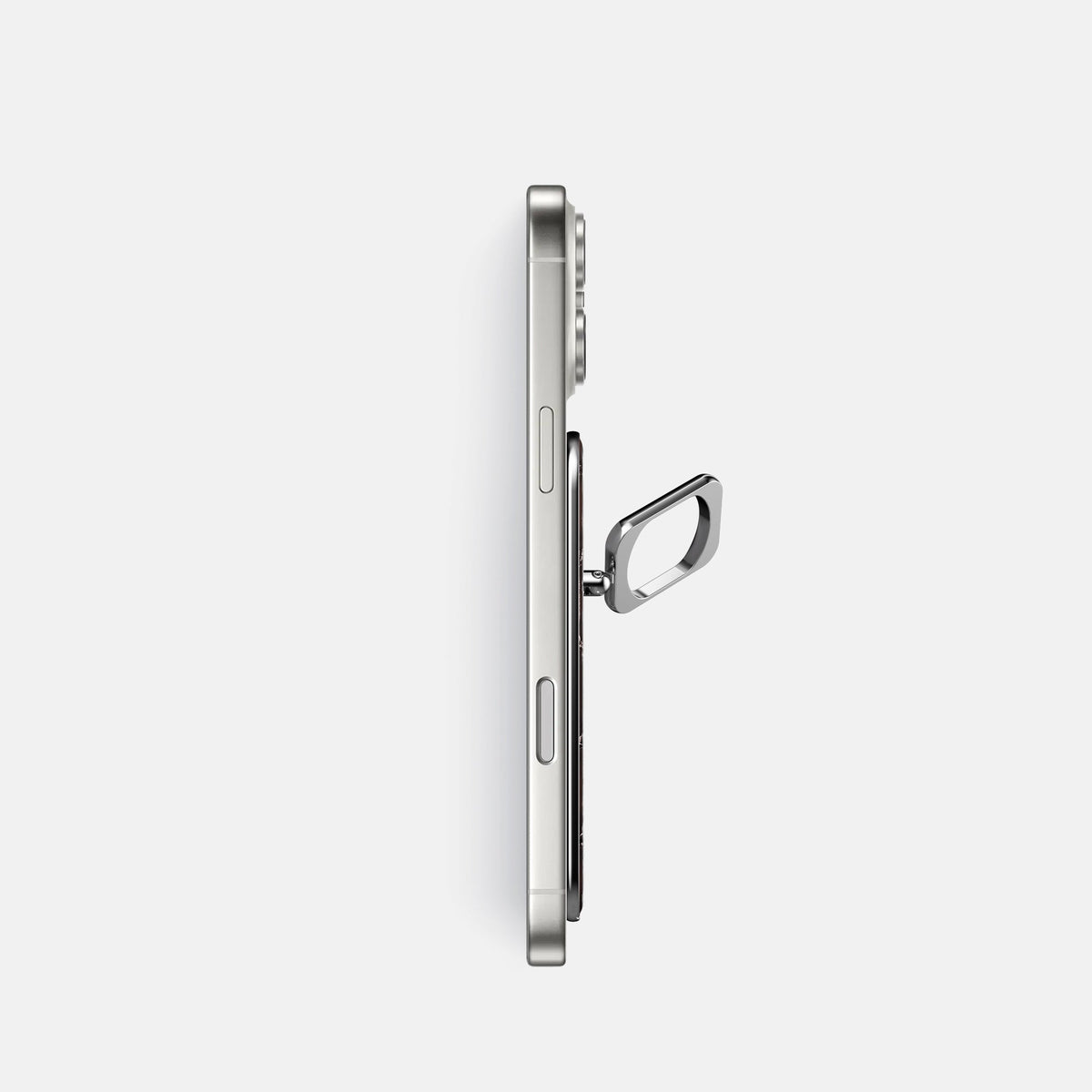 MagSafe Ring For iPhone 18 Pro In Patina Alligator -3 | Havana-Brown-Steel
