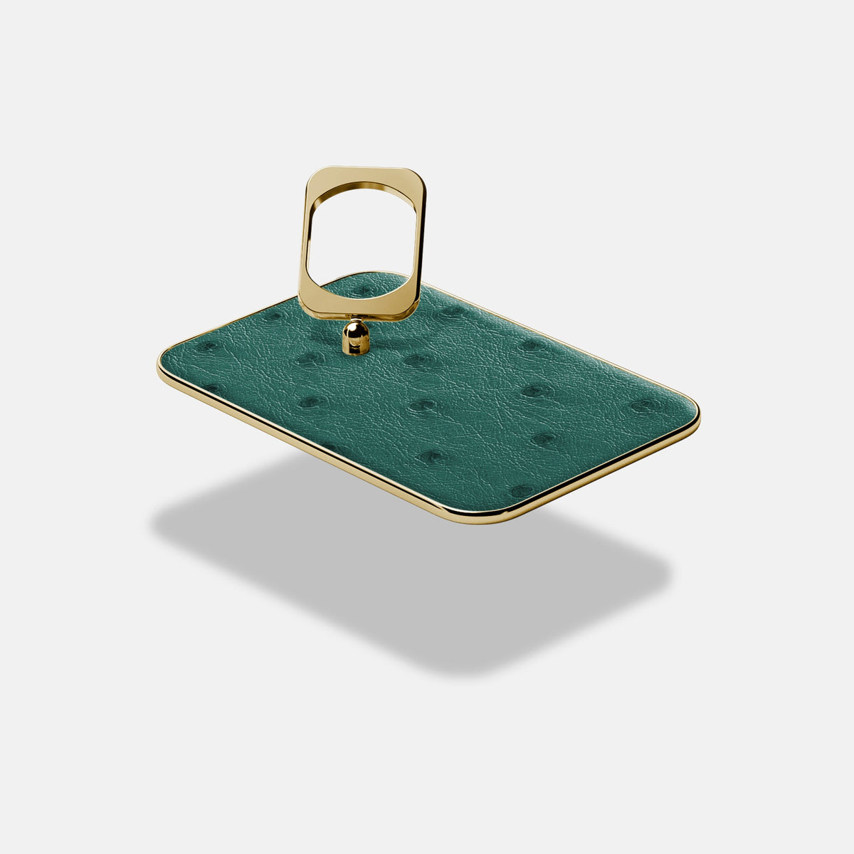 MagSafe Ring For iPhone 18 Pro In Ostrich -4 | Forest-Green-Gold