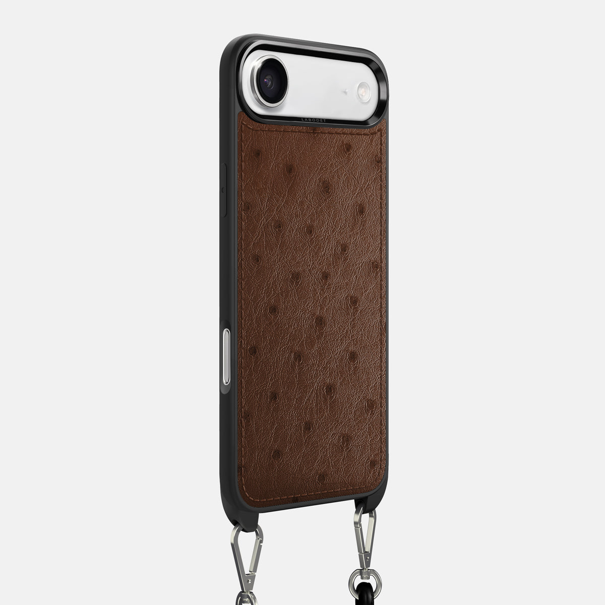 Crossbody Sport Case For iPhone 17 Air In Ostrich -2 | Chocolate