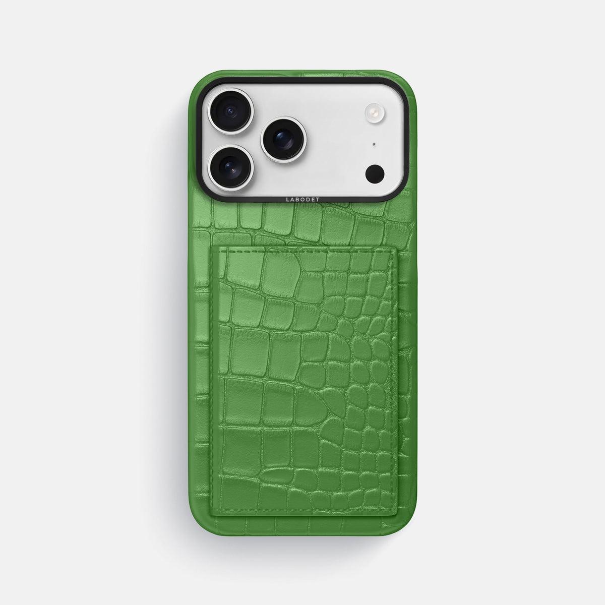 Bi-Fold Case For iPhone 18 Pro Max In Alligator -1 | Apple-Green-Black