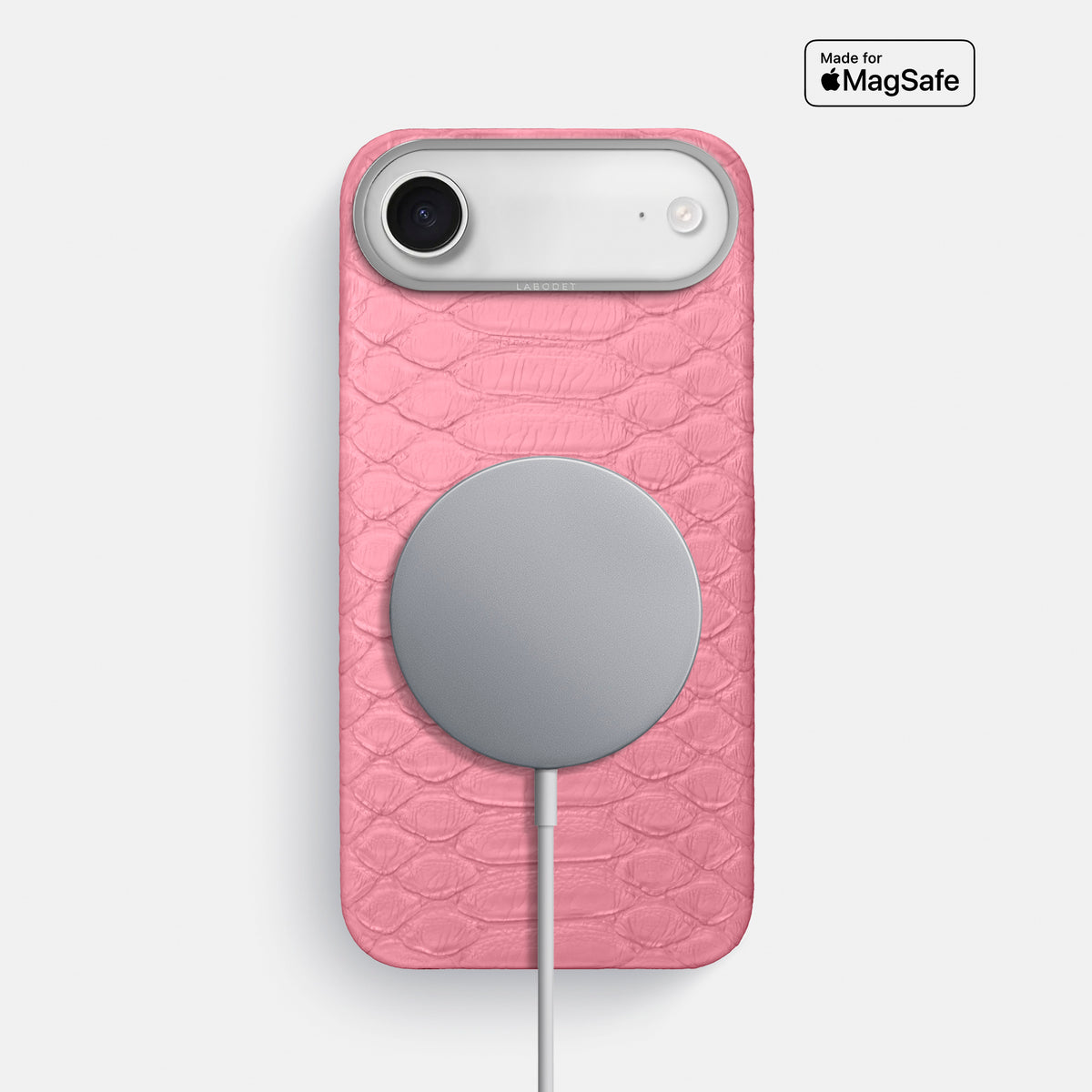 Classic Case For iPhone 17 Air In Python -5 | Pink-Steel