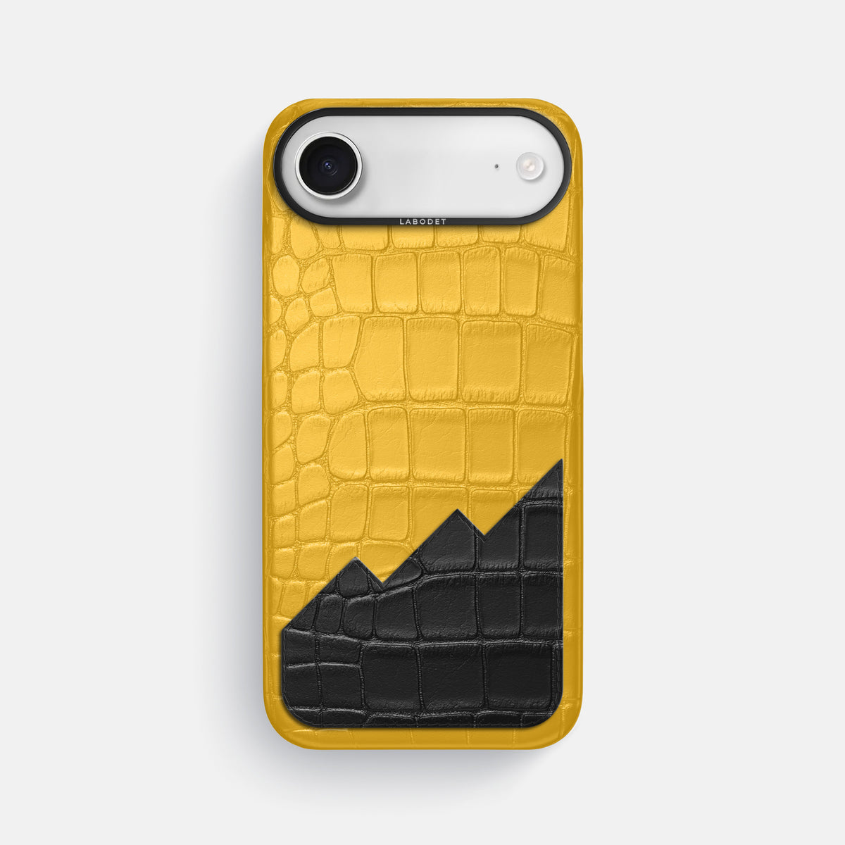 Classic Case With UpOnly For iPhone 17 Air In Alligator -1 | Yellow-Black