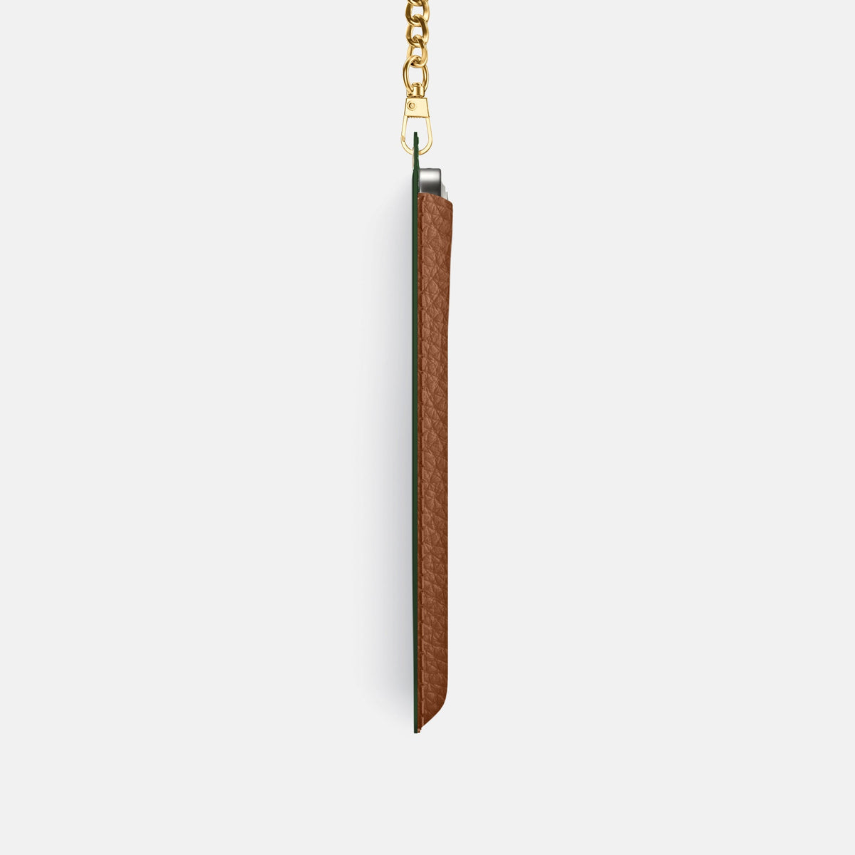 Crossbody Bag For iPhone 18 Pro In Calf -4 | Caramel-Gold