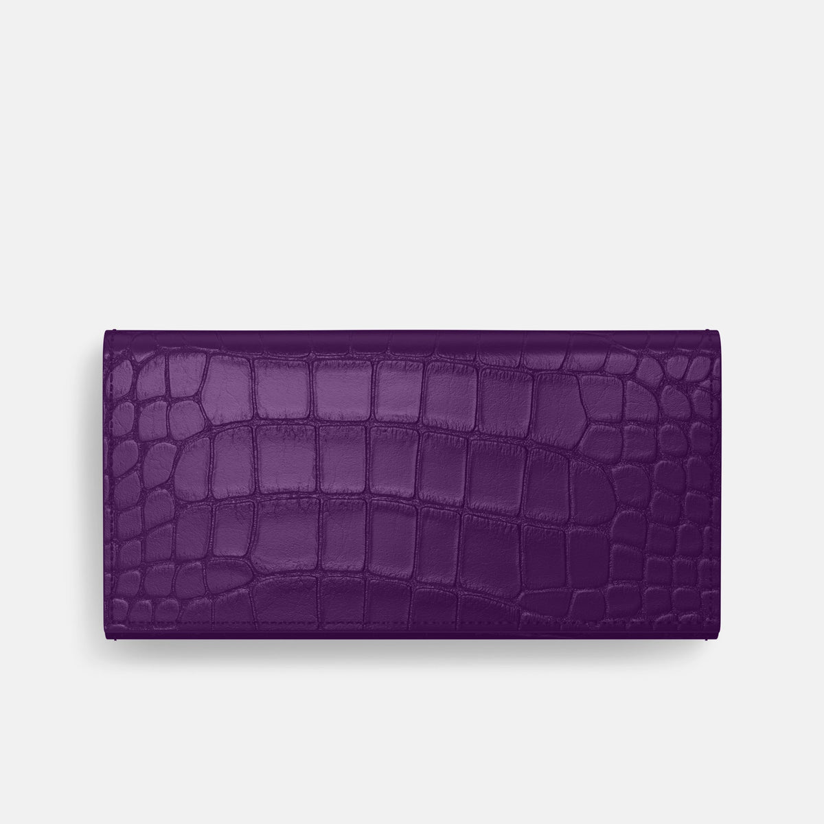 Wallet Case For iPhone 18 Pro Max In Alligator -3 | Purple