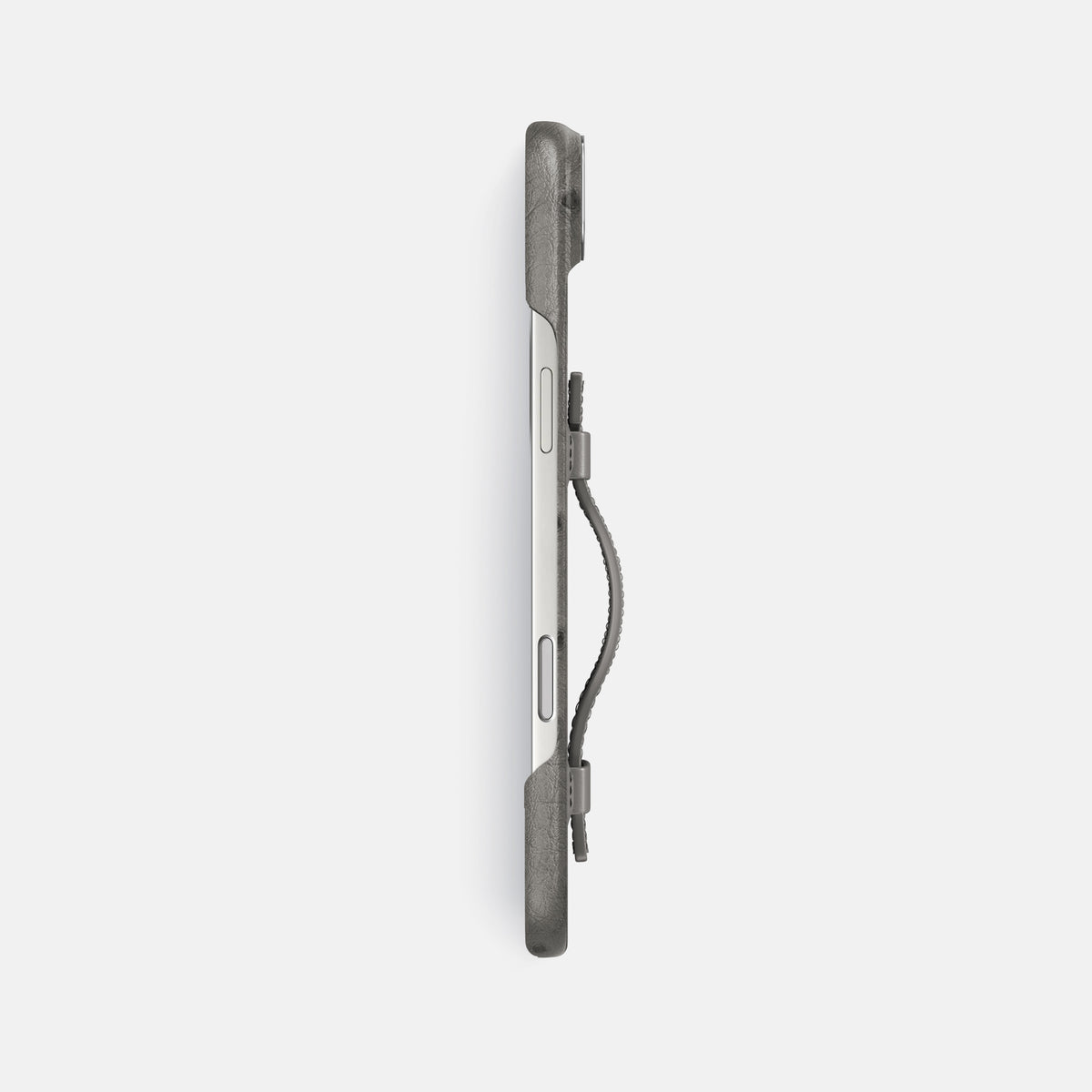 Handle Case For iPhone 17 Air In Ostrich -3 | Grey-Steel