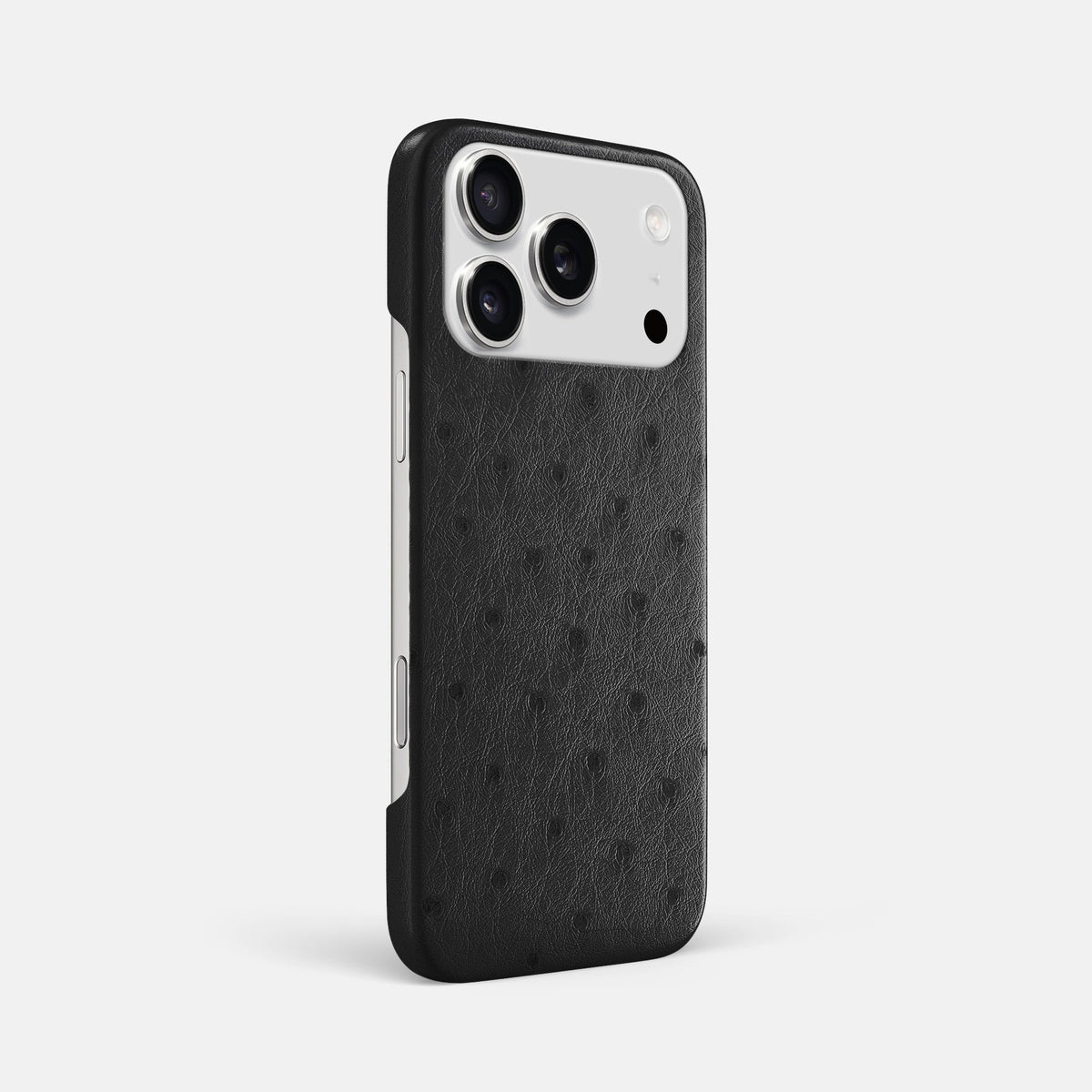 Slim Case For iPhone 18 Pro Max In Ostrich -2 | Black