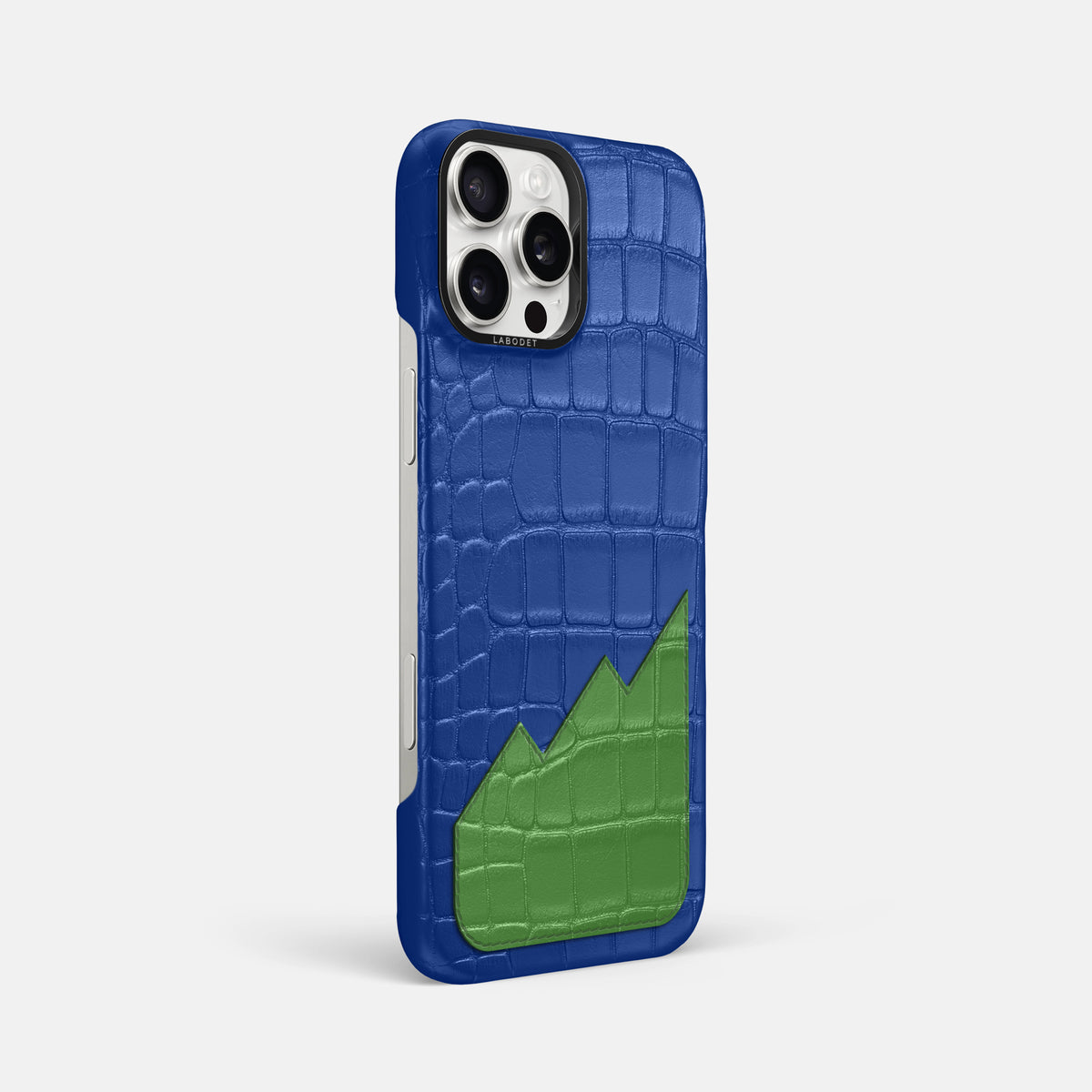 Classic Case With UpOnly For iPhone 16 Pro Max In Alligator -2 | Royal-Blue-Black