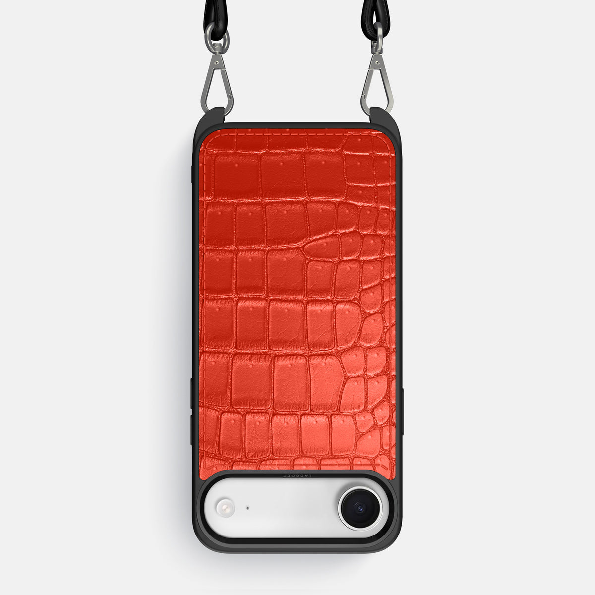 Crossbody Sport Case For iPhone 17 Air In Porosus Crocodile -1 | Rust