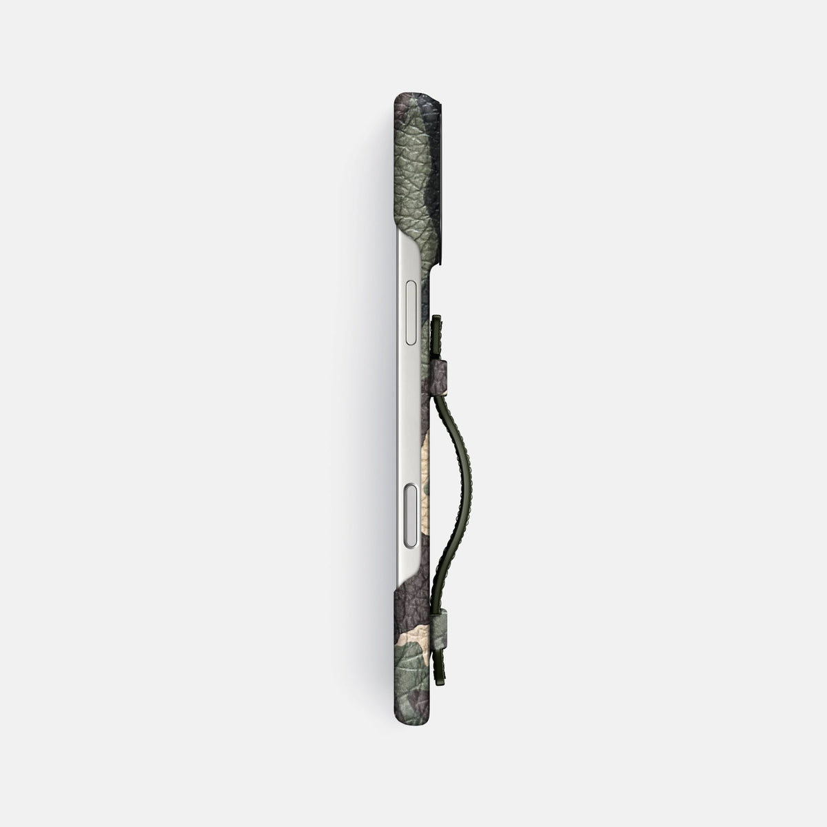 Handle Case For iPhone 18 Pro Max In Calf -3 | Camouflage-Black