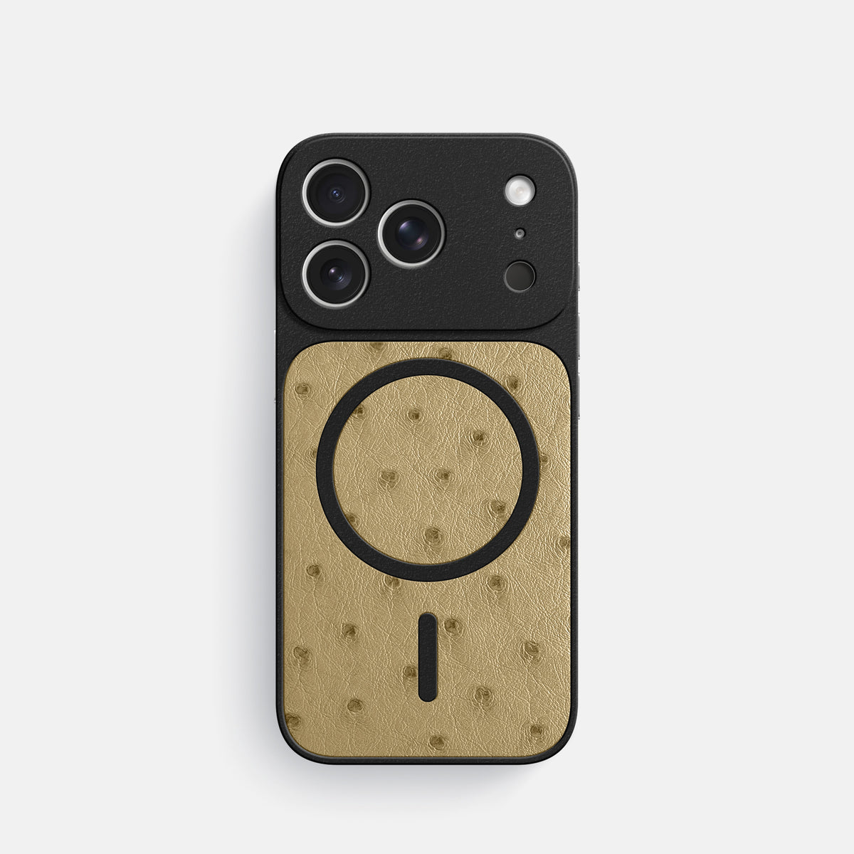MagSafe Mask For iPhone 17 Pro In Ostrich -3 | Desert-Sand