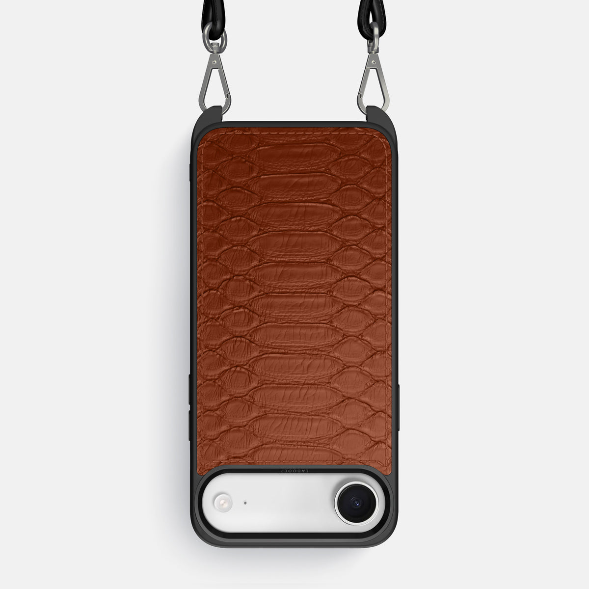 Crossbody Sport Case For iPhone 17 Air In Python -1 | Medium-Brown