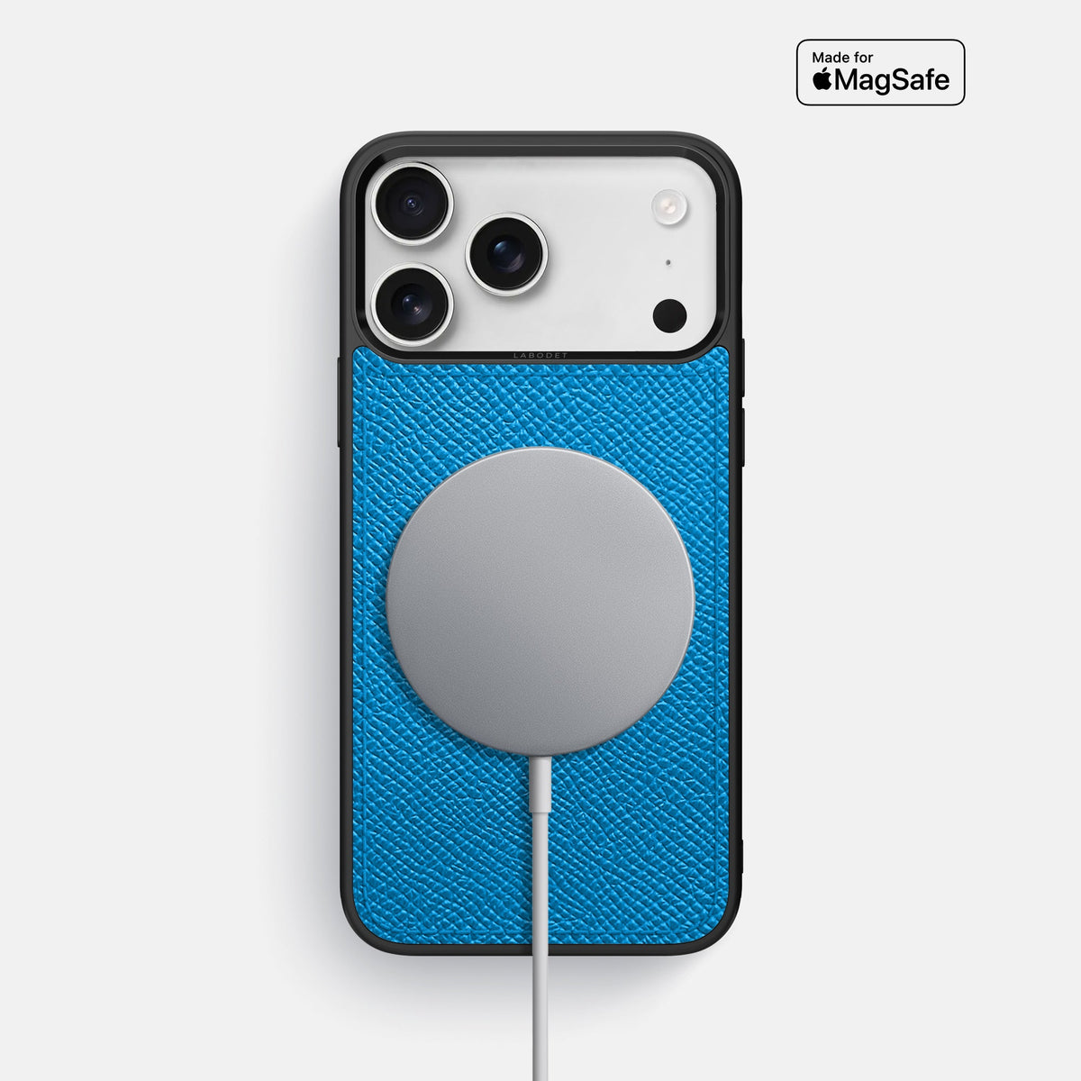 Sport Case For iPhone 18 Pro In Epsom-Style Calf -5 | Sky-Blue
