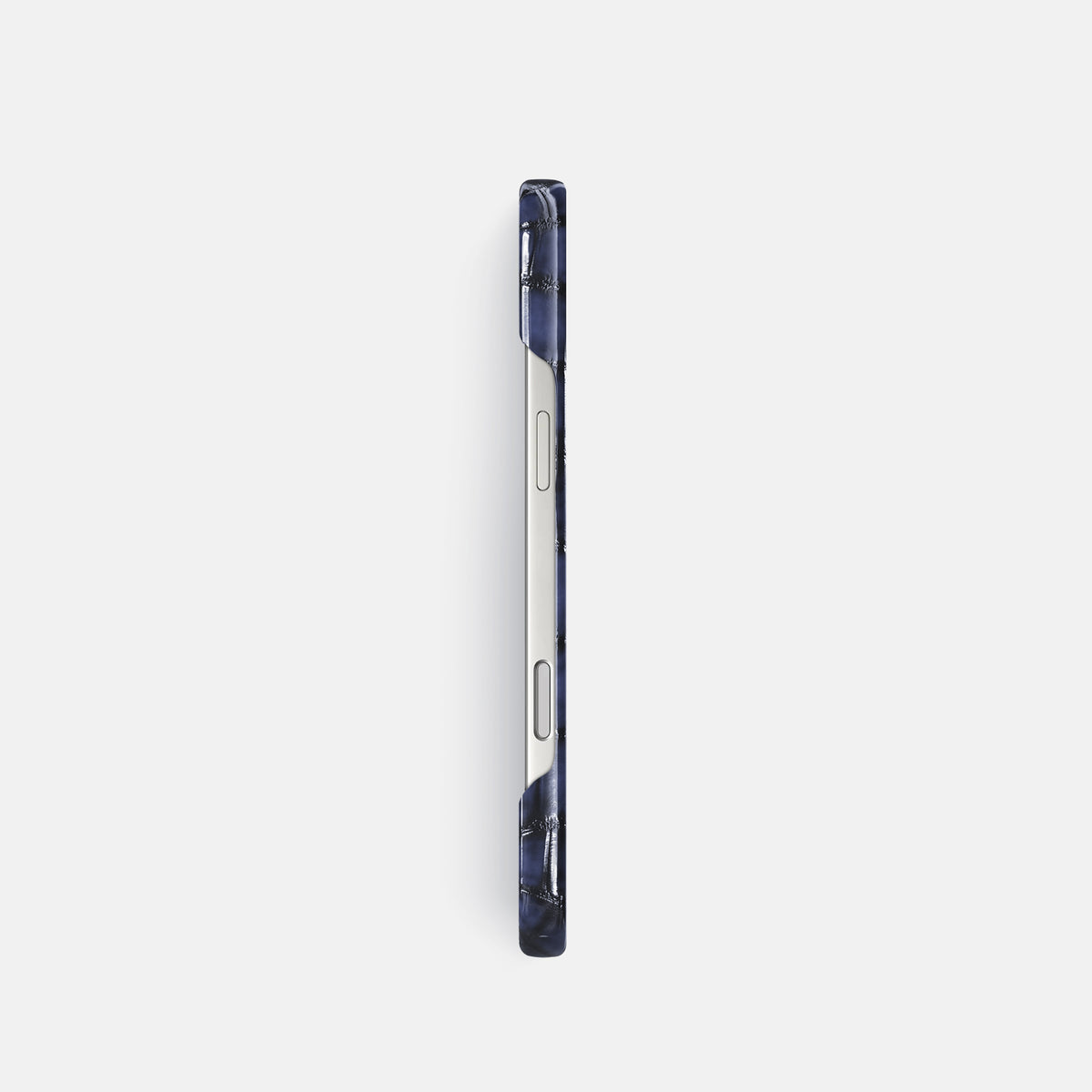 Slim Case For iPhone 17 Pro In Patina Alligator -3 | Havana-Blue