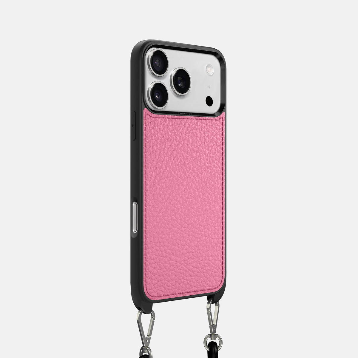 Crossbody Sport Case For iPhone 18 Pro In Calf -2 | Pink