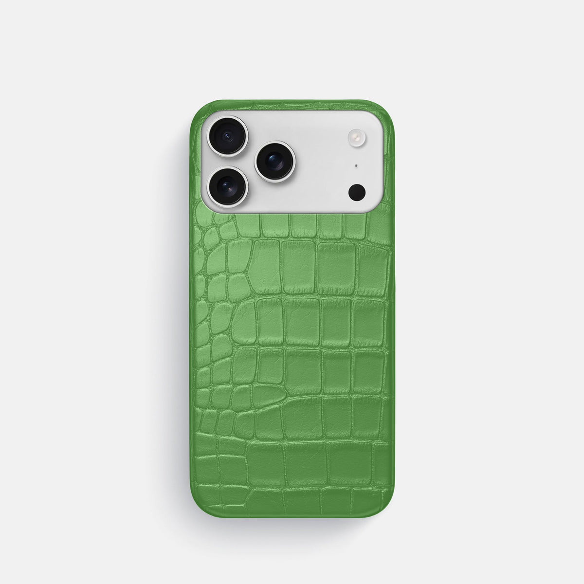 Slim Case For iPhone 18 Pro In Alligator -1 | Apple-Green