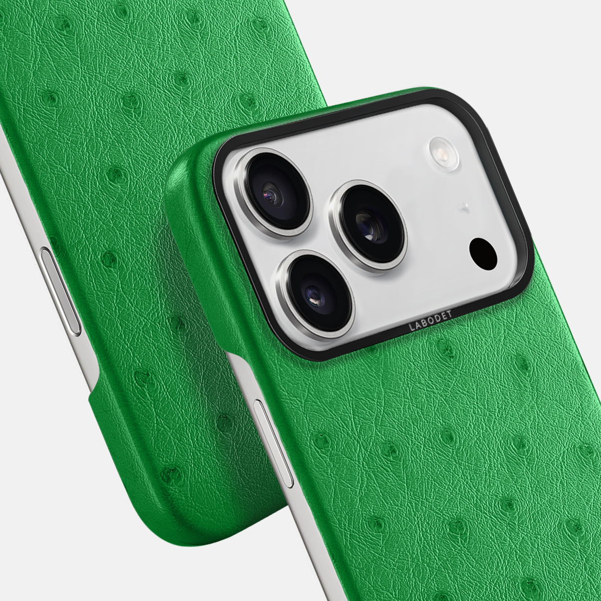 Classic Case For iPhone 17 Pro Max In Ostrich -6 | Kentucky-Green-Black