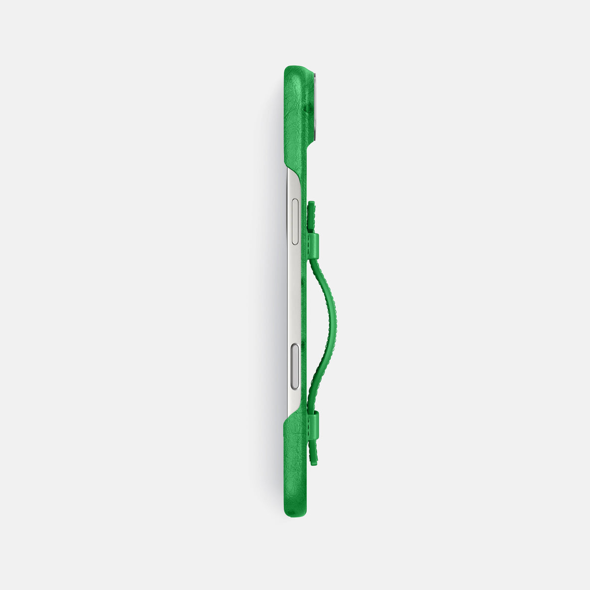 Handle Case For iPhone 17 Air In Ostrich -3 | Kentucky-Green-Steel