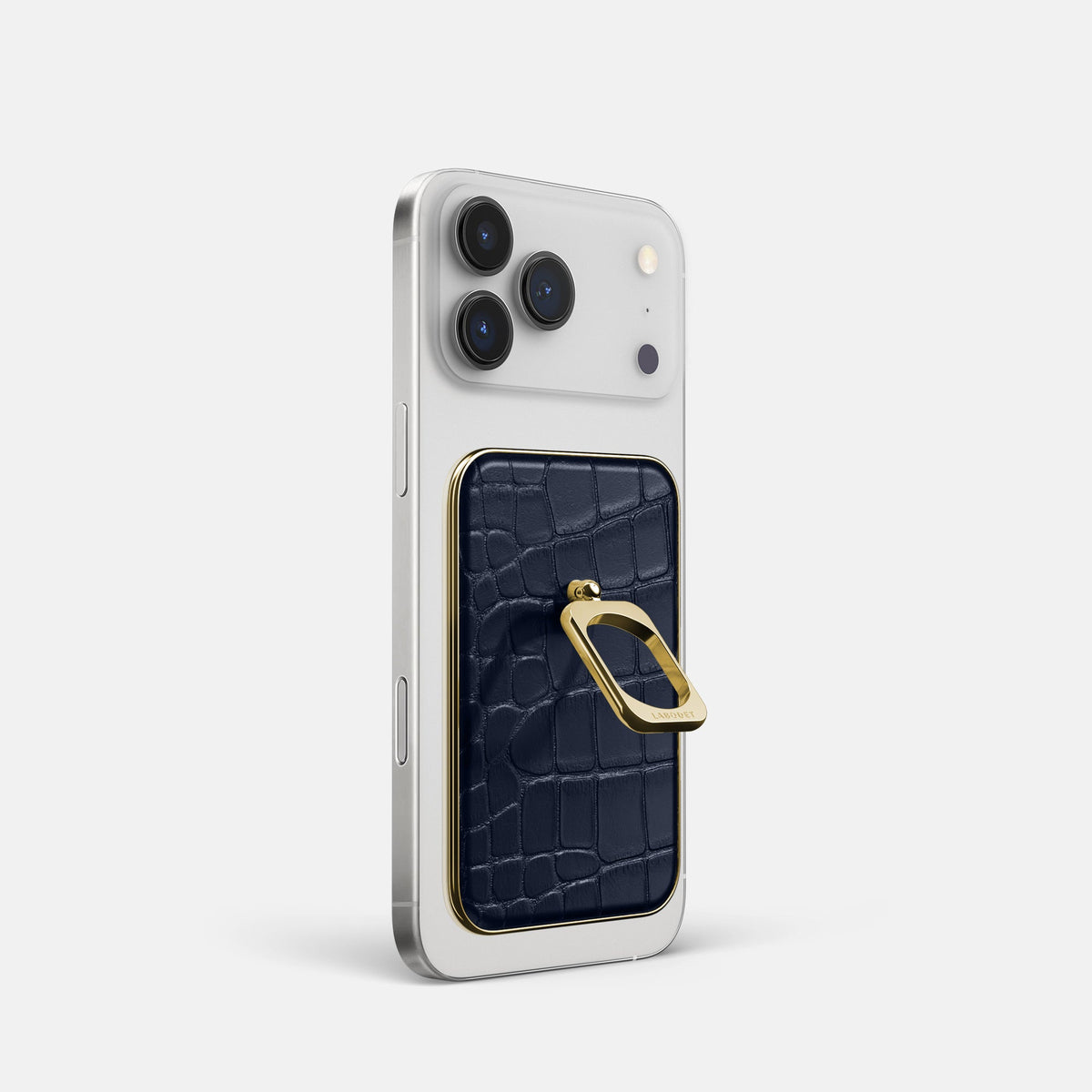 MagSafe Ring For iPhone 18 Pro In Alligator -2 | Navy-Blue-Gold