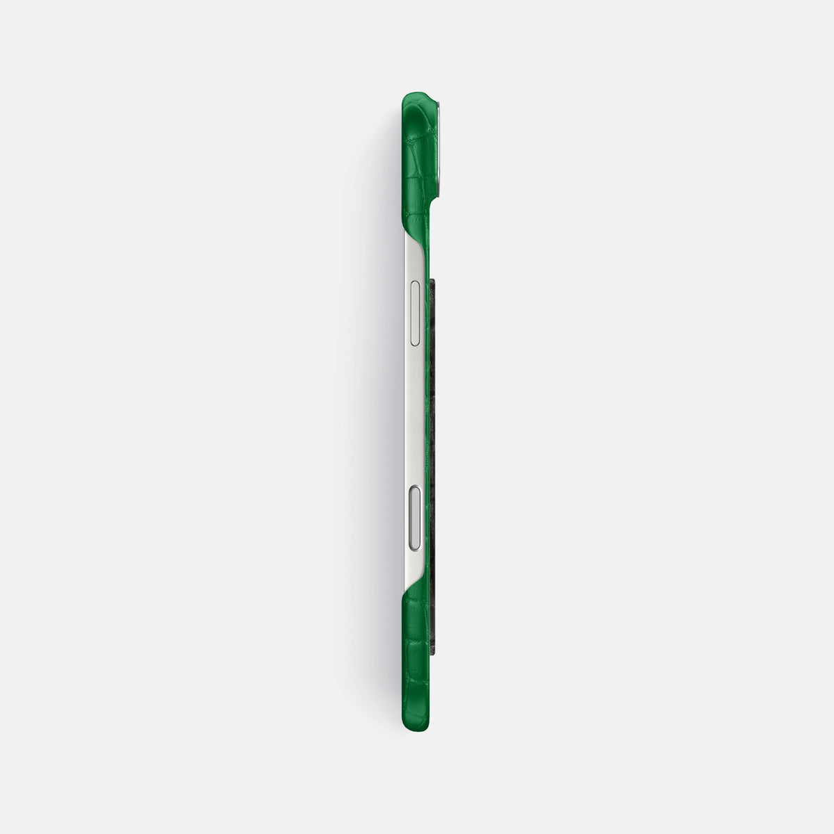 Classic Case With Carbon Dragon For iPhone 17 Air In Alligator -3 | Forest-Green-Steel