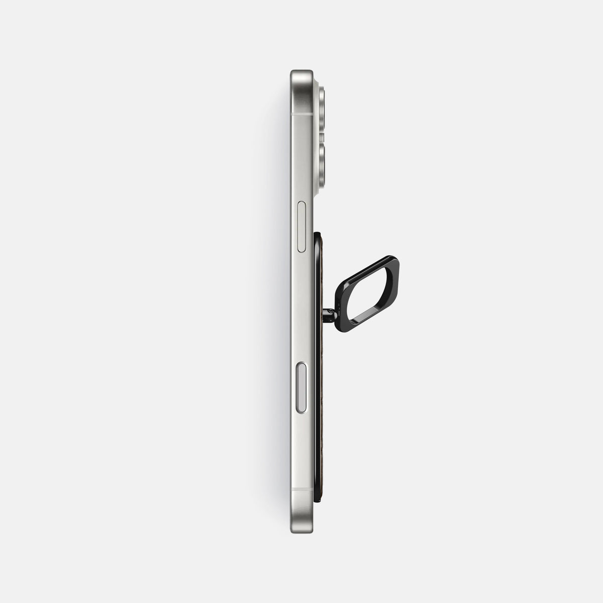MagSafe Ring For iPhone 17 Pro Max In Calf -3 | Dark-Brown-Black