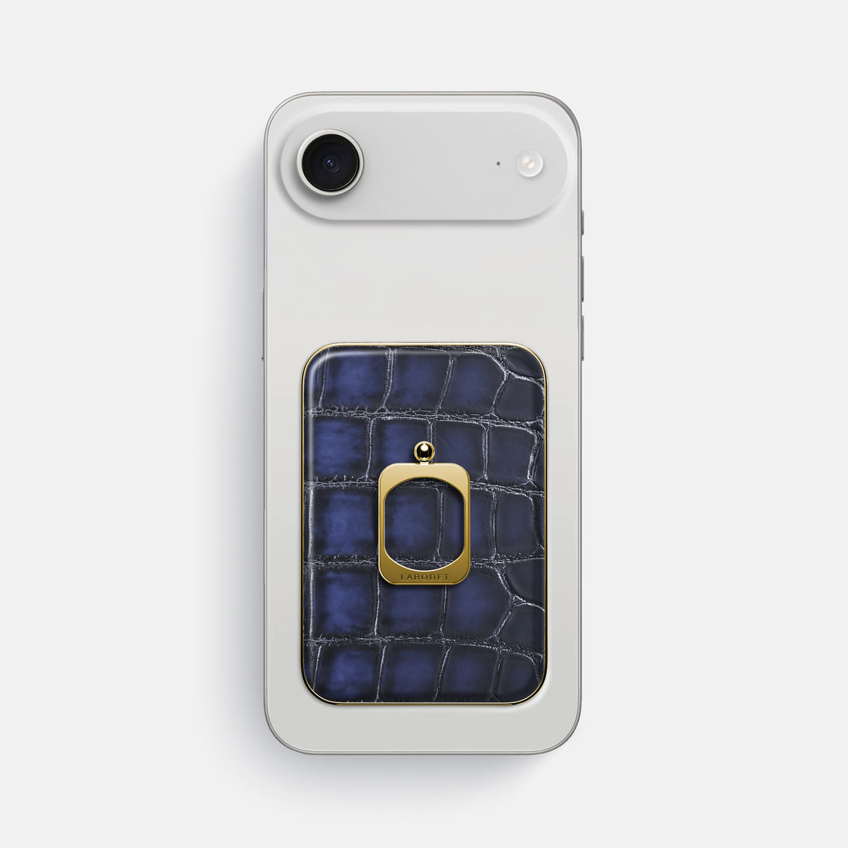 MagSafe Ring For iPhone 17 Air In Patina Alligator -2 | Havana-Blue-Gold