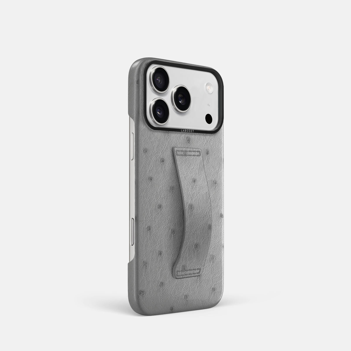 Finger Case For iPhone 17 Pro In Ostrich -2 | Silver-Black