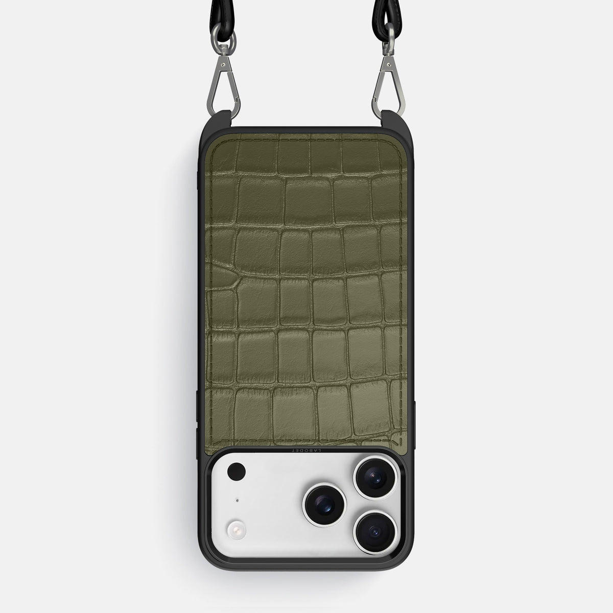 Crossbody Sport Case For iPhone 18 Pro Max In Alligator -1 | Kaki-Green