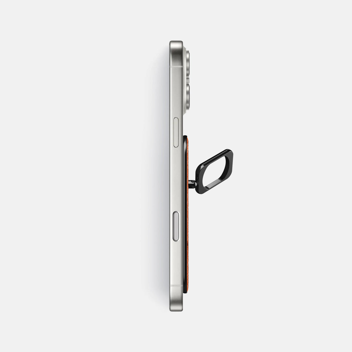 MagSafe Ring For iPhone 18 Pro Max In Ostrich -3 | Orange-Black