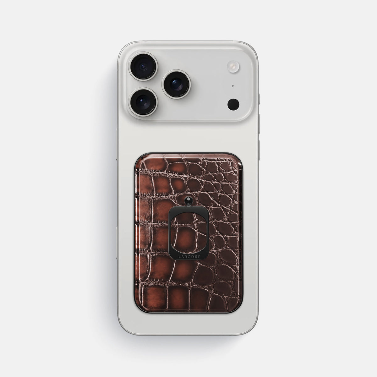 MagSafe Ring For iPhone 18 Pro Max In Patina Alligator -2 | Havana-Brown-Black