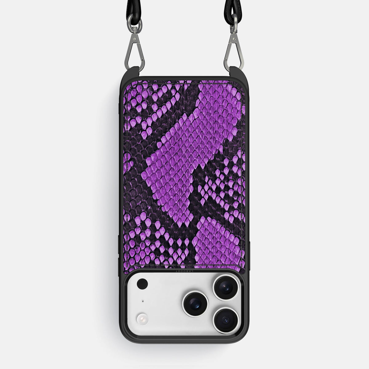 Crossbody Sport Case For iPhone 18 Pro Max In Deluxe Python -1 | Purple