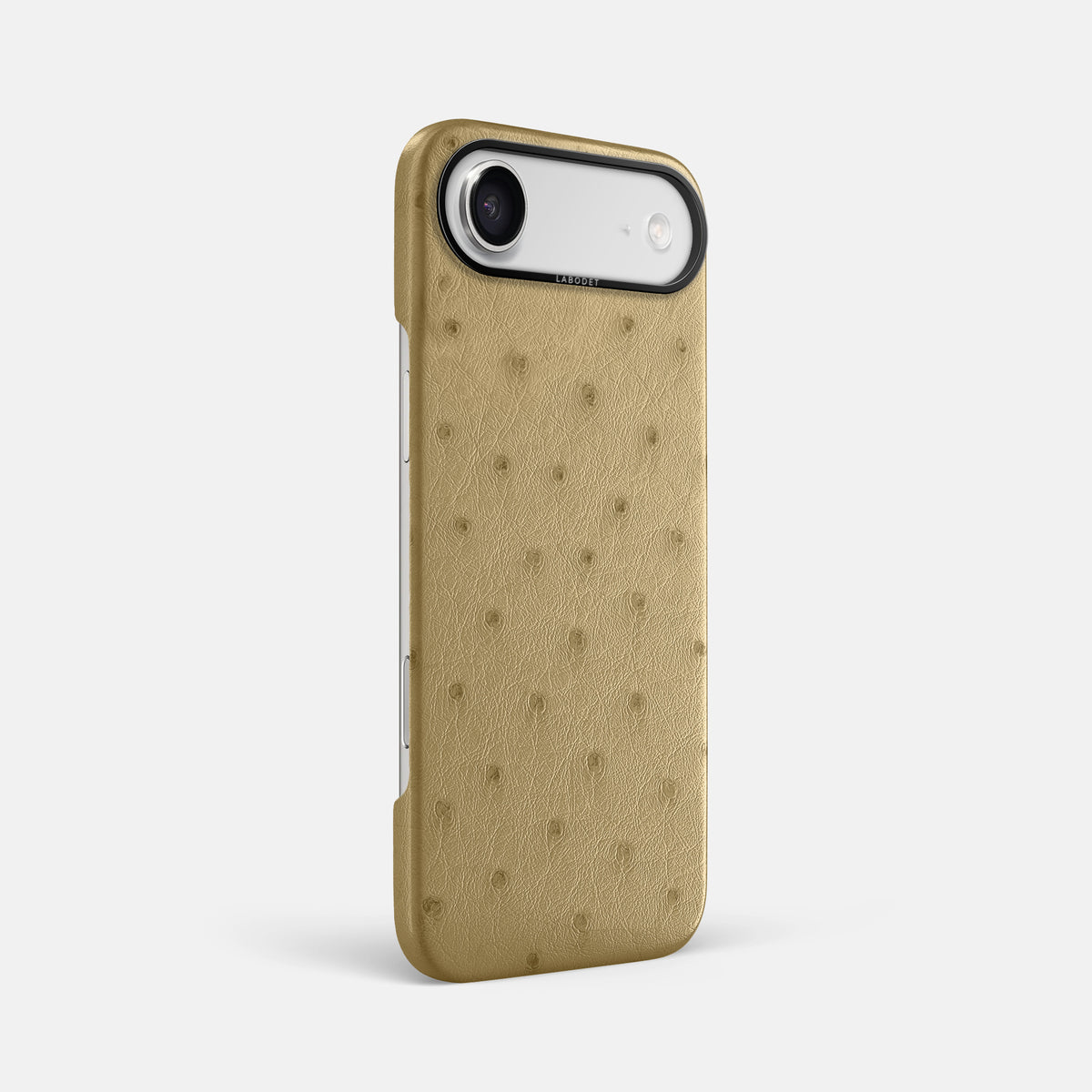 Classic Case For iPhone 17 Air In Ostrich -2 | Desert-Sand-Black