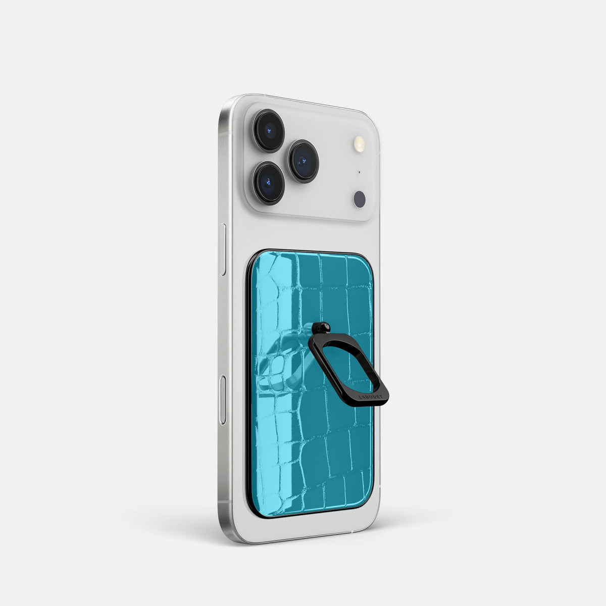 MagSafe Ring For iPhone 18 Pro In Shiny Alligator -1 | Curacao-Black
