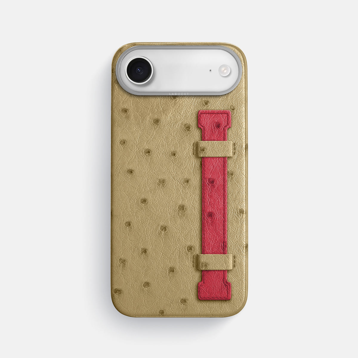 Handle Case Coloré For iPhone 17 Air In Ostrich -1 | Desert-Sand-Steel