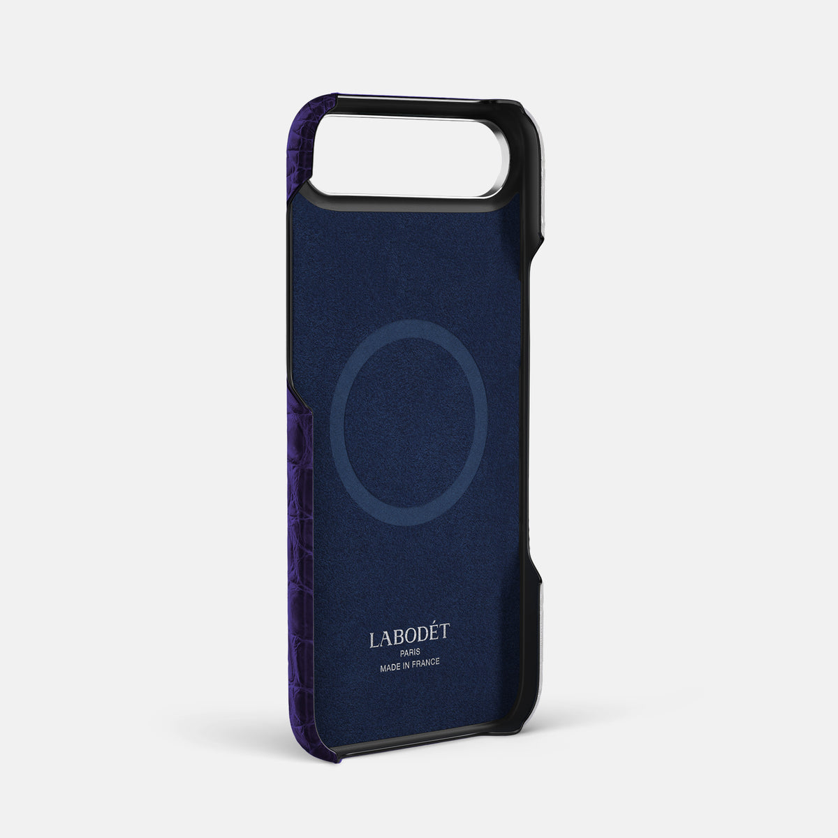 Finger Case For iPhone 17 Air In Himalayan Crocodile -4 | Purple-Steel