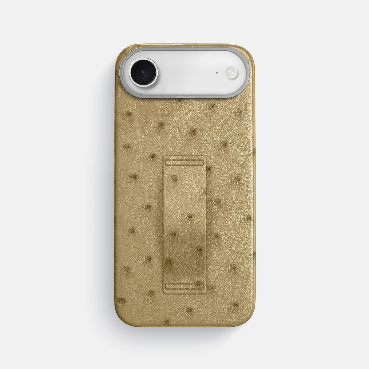 Finger Case For iPhone 17 Air In Ostrich -1 | Desert-Sand-Steel