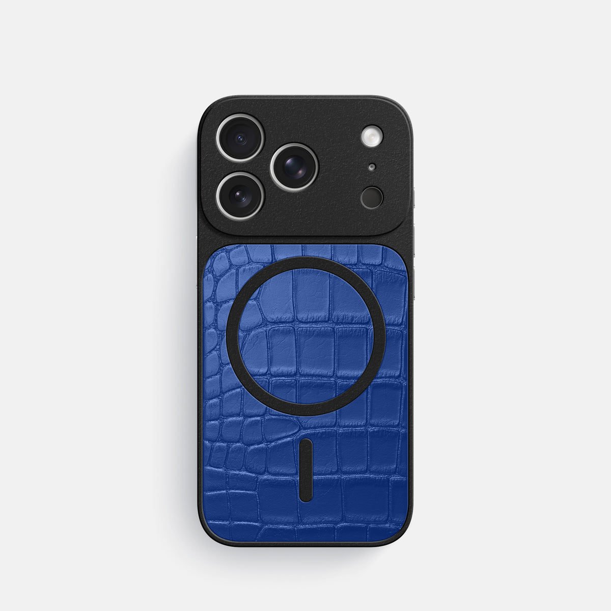 MagSafe Mask For iPhone 17 Pro In Alligator -3 | Royal-Blue