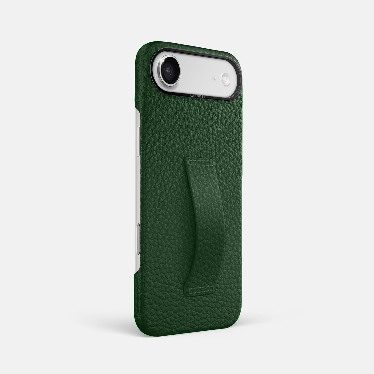 Finger Case For iPhone 17 Air In Calf -2 | Dark-Green-Black