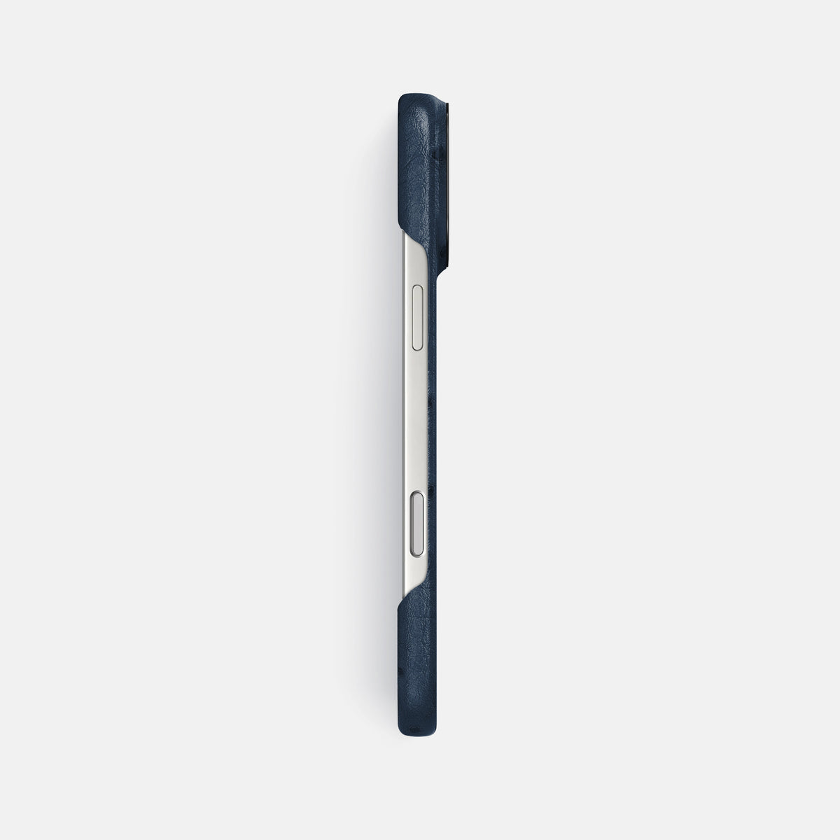 Classic Case For iPhone 17 Pro Max In Ostrich -3 | Navy-Blue-Black
